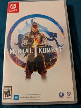 Mortal Kombat 1 Nintendo Switch Game - White Cover Art